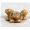 Image 1 : Zuni Miniature Frog Fetish by Brian Yatsattie