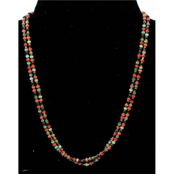 Navajo Double Strand Heishi Necklace