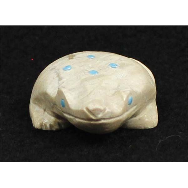 Zuni Carved Fishrock Frog Fetish, Adrian Cachini