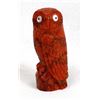 Image 1 : Zuni Apple Coral Owl Fetish, Charles Martinez Jr.