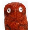 Image 2 : Zuni Apple Coral Owl Fetish, Charles Martinez Jr.