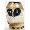 Image 2 : Zuni Carved Antler Owl Fetish by Craig Haloo