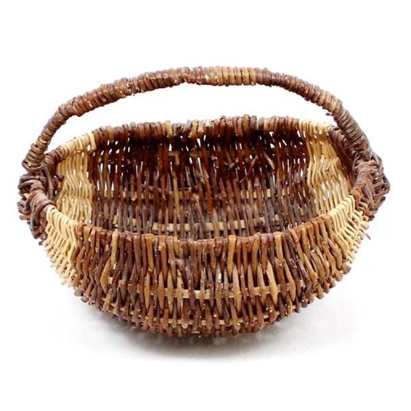 Native American Ojibwa Willow Buttocks Basket