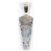 Image 3 : Large Navajo Sterling Channel Inlay Pendant