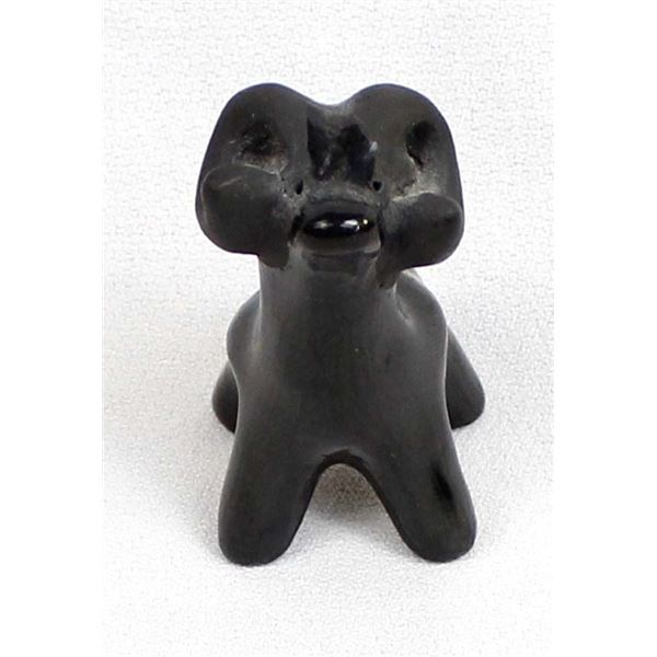 Santa Clara Miniature Pottery Ram by D Gutierrez