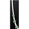 Image 3 : Santo Domingo Shell Heishi and Turquoise Necklace