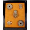 Image 1 : PreColumbian Pottery Throws & Whorls Display