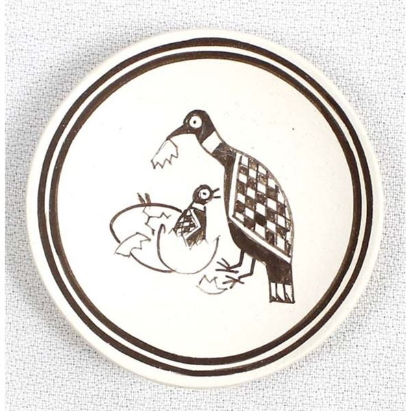 Isleta Miniature Pottery Plate by Kimo DeCora