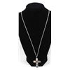 Image 1 : Navajo Sterling Multi-Stone Cross Necklace