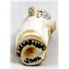 Image 7 : Zuni Carved Antler Owl Fetish by Howard Lesarlley