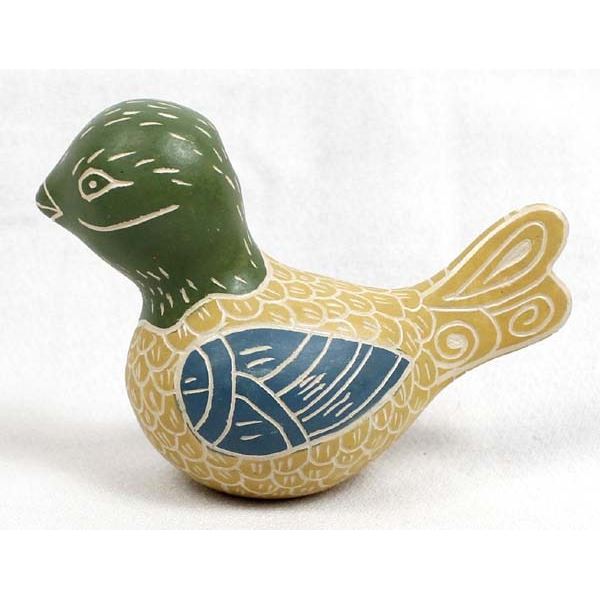 Mata Ortiz Pottery Bird by Brenda Zubia H.