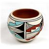 Image 1 : Jemez Polychrome Pottery Bowl by Juanita Fragua
