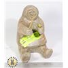 Image 1 : ESKIMO FIGURE CARVING SIGNED FRED WOLKI TUK NWT