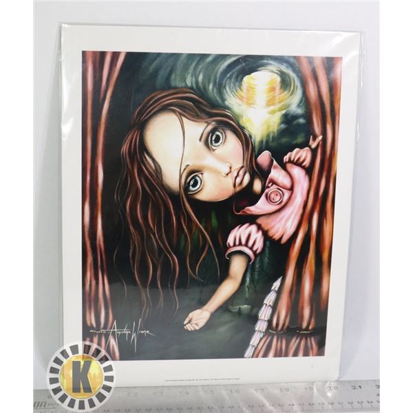 ANGELINA WRONA ART PRINT "IT'S TIME", SEALED