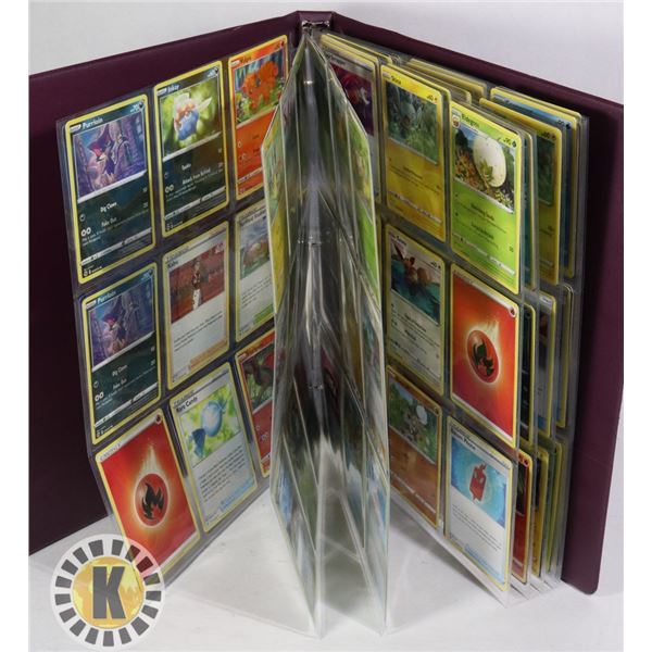 180 POKEMON VARIOUS CARDS IN BINDER, NEW