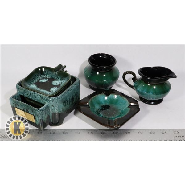 BMP CREAM/SUGAR/ASHTRAY, BEAUCE 1789 ASHTRAY SET