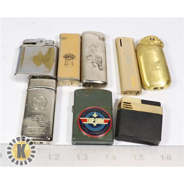 8 X COLLECTIBLE LIGHTERS