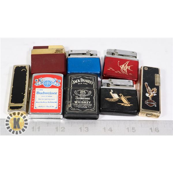 8 X COLLECTIBLE LIGHTERS
