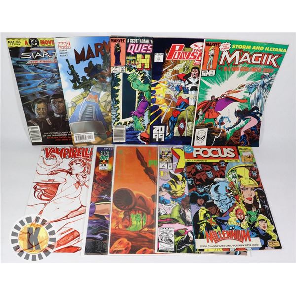 10 X ALL # 1'S ALL DIFFERENT COMICS ESTATE