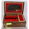 Image 1 : BRASS INLAYED JEWELRY BOX