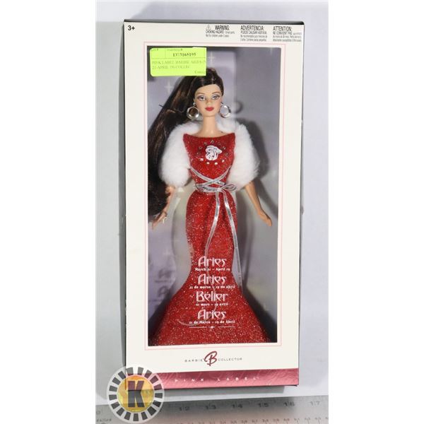 PINK LABEL BARBIE ARIES (MARCH 21-APRIL 19) COLLECTOR