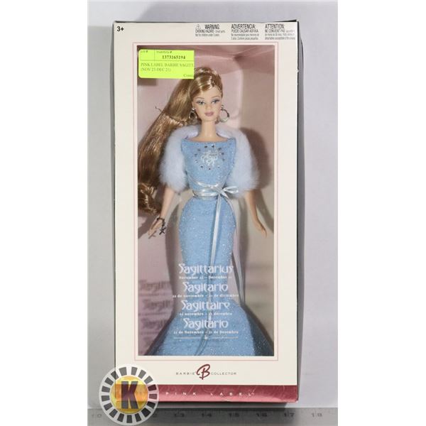 PINK LABEL BARBIE SAGITTARIUS (NOV 23-DEC 21)