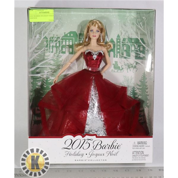 2015 BARBIE HOLIDAY COLLECTOR EDITION