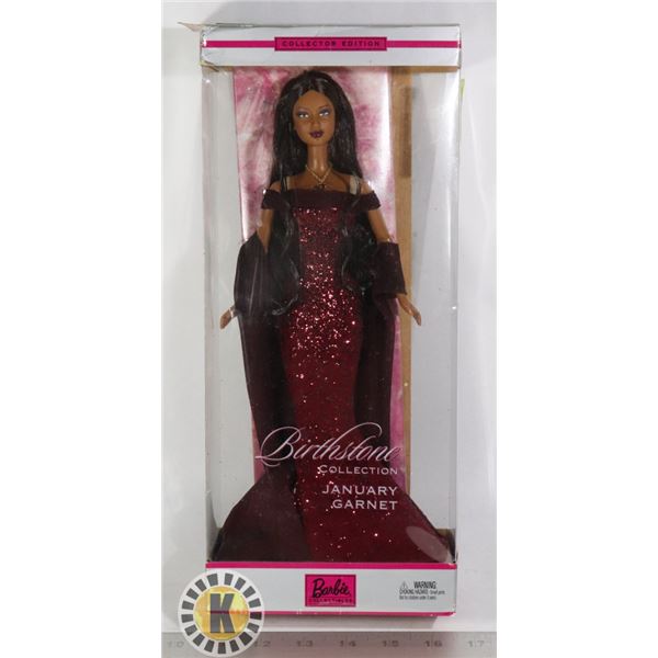 COLLECTOR EDITION BARBIE JANUARY BIRTHSTONE DOLL