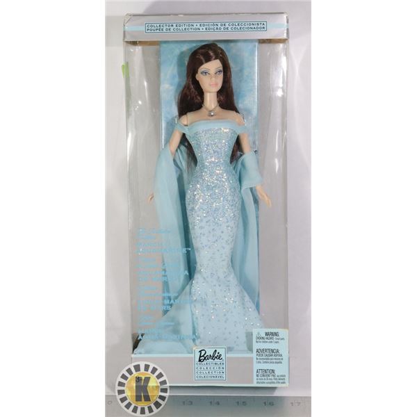 COLLECTOR EDITION BARBIE MARCH BIRTHSTONE DOLL