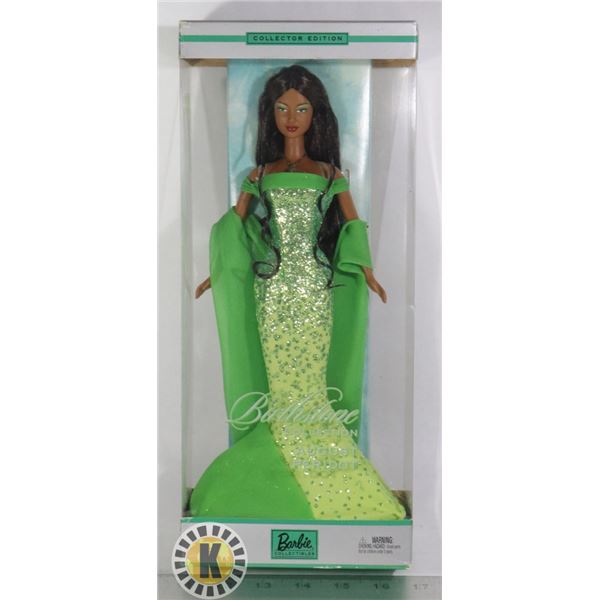 COLLECTOR EDITION BARBIE AUGUST BIRTHSTONE DOLL