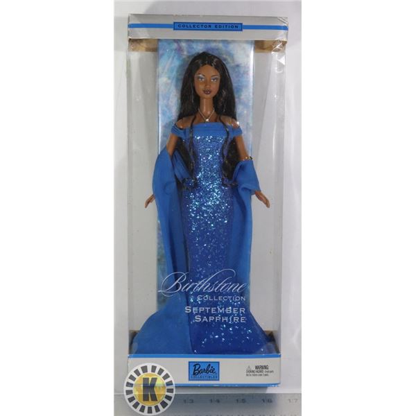 COLLECTOR EDITION BARBIE SEPTEMBER BIRTHSTONE