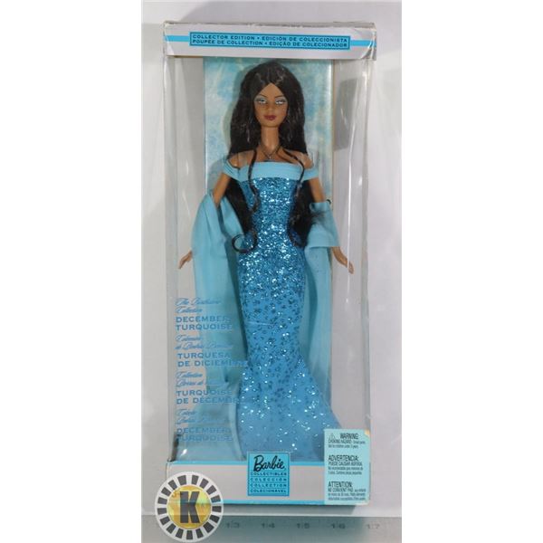 COLLECTOR EDITION BARBIE DECEMBER BIRTHSTONE DOLL