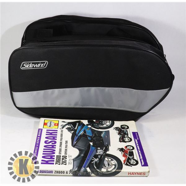 SIDEWIND SADDLEBAG SET WITH KAWASAKI REPAIR