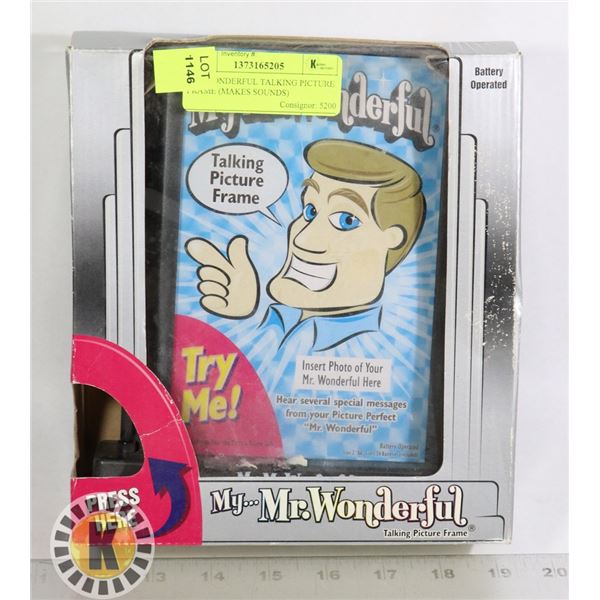 MR. WONDERFUL TALKING PICTURE FRAME (MAKES SOUNDS)