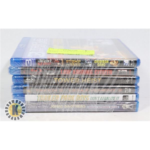 BUNDLE OF NEW SEALED BLURAY MOVIES