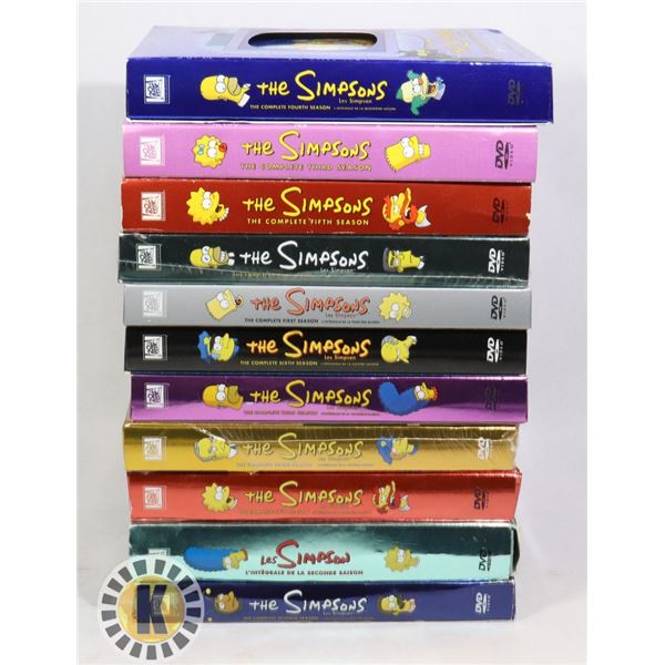 11 VINTAGE SIMPSONS TV SERIES DVD SET