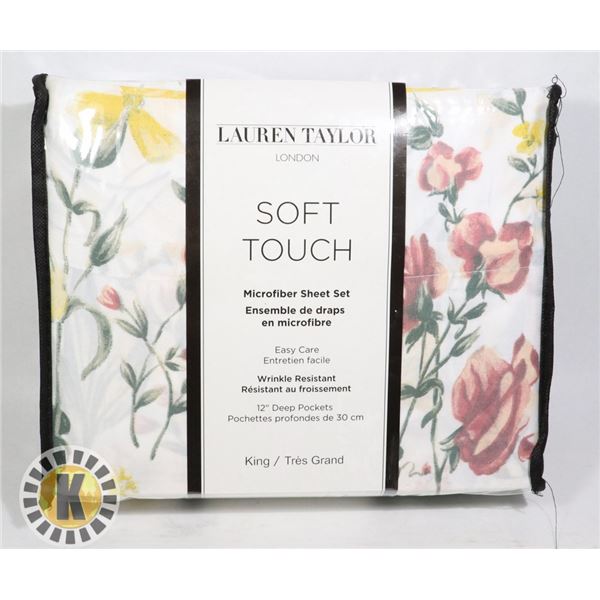NEW KING SIZE MICROFIBER SHEET SET