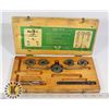 Image 1 : SMALL TAP AND DIE SET WITH WOODEN CASE