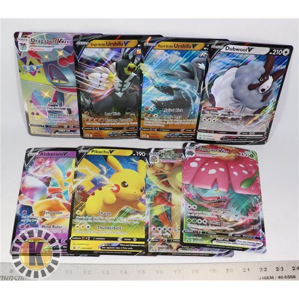 x8 POKEMON JUMBO COLLECTORS CARDS, NEW