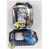 Image 1 : POKEMON TIN WITH ENERGY CARDS, BINDER ETC.