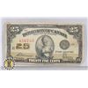 Image 1 : 1923 DOMINION OF CANADA 25 CENTS NOTE