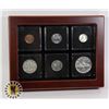 Image 1 : 1953 CANADA 6 COIN SET IN COLLECTORS CASE