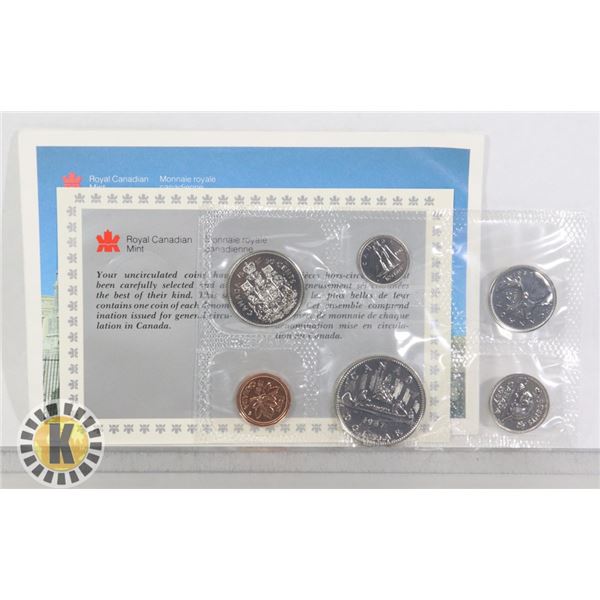1987 CANADA 6 COIN UNCIRCULATED SET, SEALED