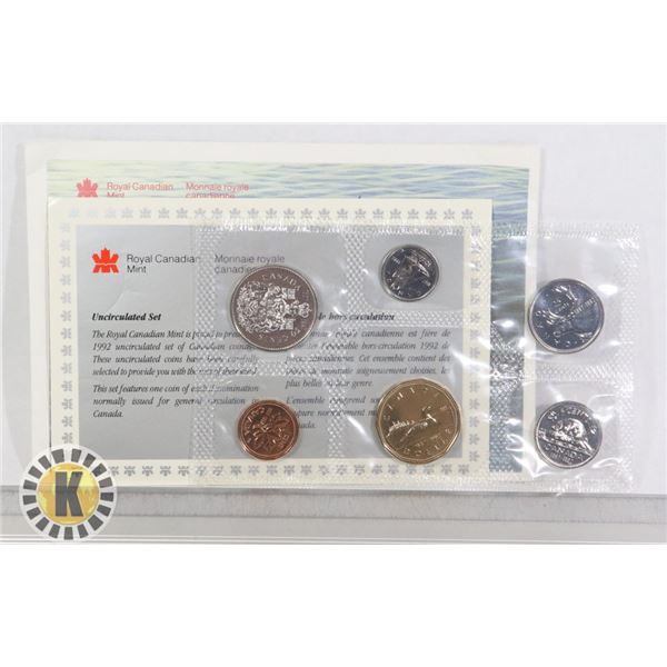 1992 CANADA 6 COIN UNCIRCULATED SET, SEALED