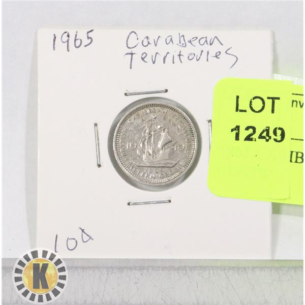 1965 CARIBBEAN TERRITOIRES 10 CENTS