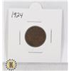 Image 1 : 1924 CANADA 1 CENT COIN
