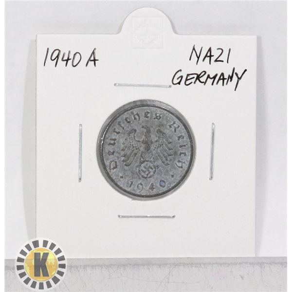 1940 A NAZI GERMANY WWII 10 REICHPFENNIG