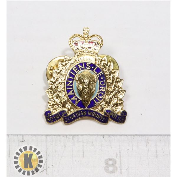 VINTAGE RCMP ISSUE LARGE PIN