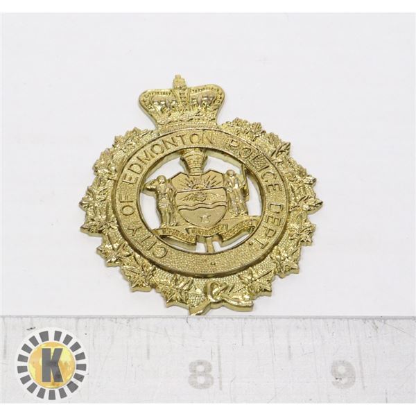 VINTAGE CITY OF EDMONTON POLICE BADGE