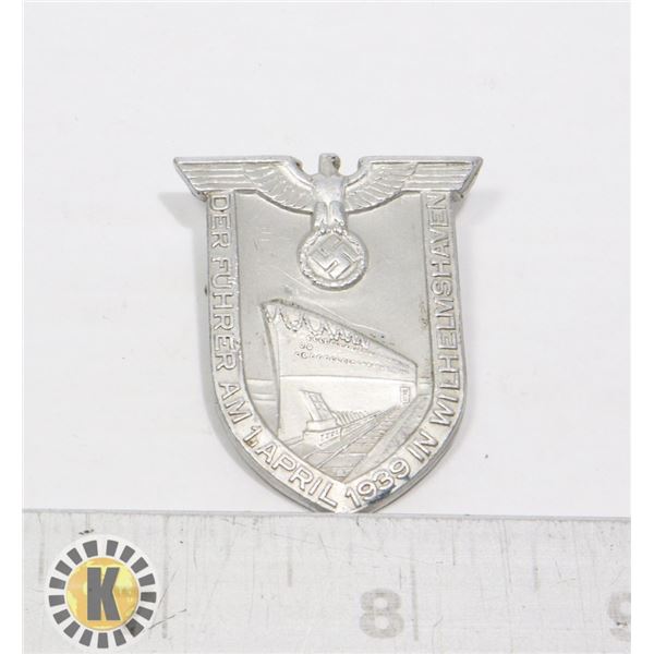 WWII GERMAN "TINNIE" THIRD REICH PIN